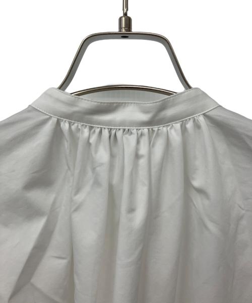 HYKE（ハイク）HYKE (ハイク) T/C BALLOON SLEEVE DRESS ホワイト サイズ:1の古着・服飾アイテム