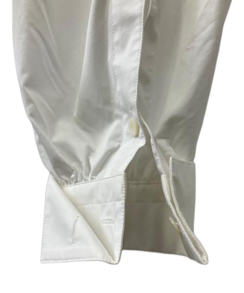 HYKE（ハイク）HYKE (ハイク) T/C BALLOON SLEEVE DRESS ホワイト サイズ:1の古着・服飾アイテム