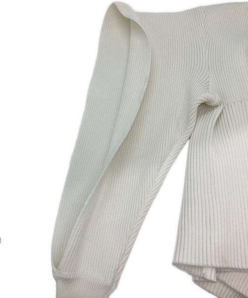 AKIRA NAKA（アキラナカ）AKIRA NAKA (アキラナカ) ANYA KNIT ホワイト サイズ:2の古着・服飾アイテム