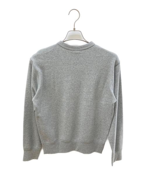 LACOSTE（ラコステ）LACOSTE (ラコステ) プレミアムコットン クルーネック スウェット グレー サイズ:XS 未使用品の古着・服飾アイテム