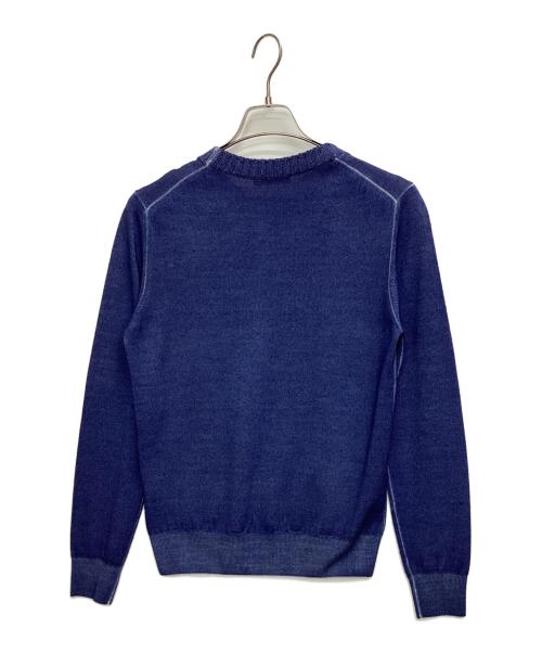 COSTANZA（コスタンザ）Costanza (コスタンザ) ウールクルーネックニット ネイビー サイズ:44の古着・服飾アイテム