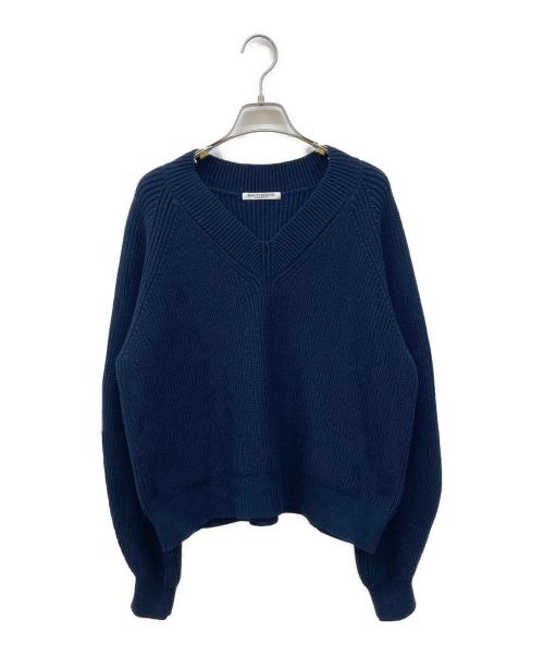 BEAUTY&YOUTH（ビューティーアンドユース）BEAUTY&YOUTH (ビューティーアンドユース) Vネック アゼニット プルオーバー ネイビー サイズ:FREEの古着・服飾アイテム