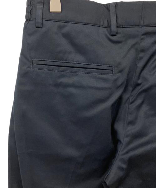 Brilla per il gusto（ブリッラ ペル イルグースト）Brilla per il gusto (ブリッラ ペル イルグースト) giabsarchivio (ジャブス アルキヴィオ) 別注 ストレッチコットン ツイル 1プリーツ ドローコード スラックス ネイビー サイズ:44の古着・服飾アイテム