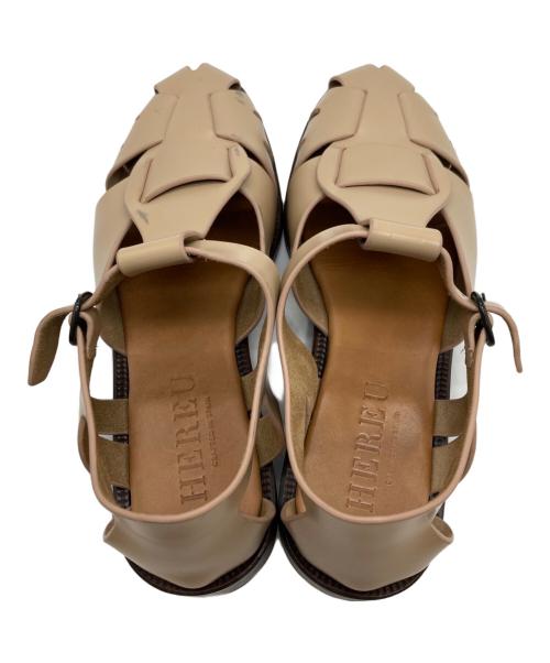 HEREU（ヘリュー）HEREU (ヘリュー) PESCA フィッシャーマンサンダル ベージュ サイズ:38の古着・服飾アイテム