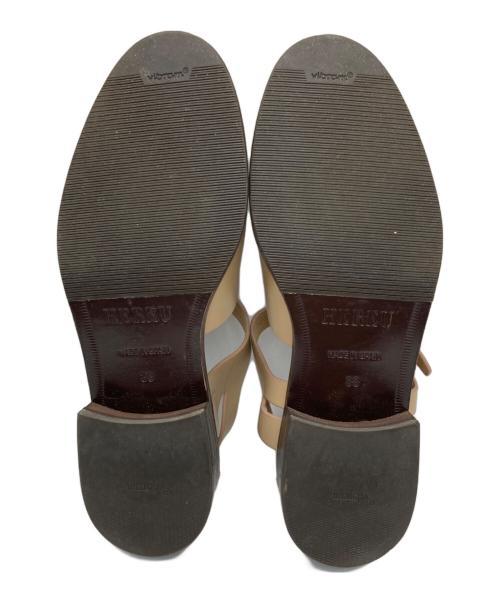 HEREU（ヘリュー）HEREU (ヘリュー) PESCA フィッシャーマンサンダル ベージュ サイズ:38の古着・服飾アイテム