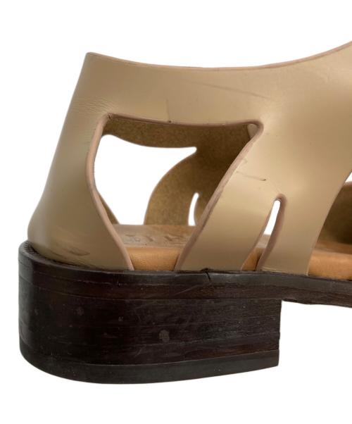 HEREU（ヘリュー）HEREU (ヘリュー) PESCA フィッシャーマンサンダル ベージュ サイズ:38の古着・服飾アイテム