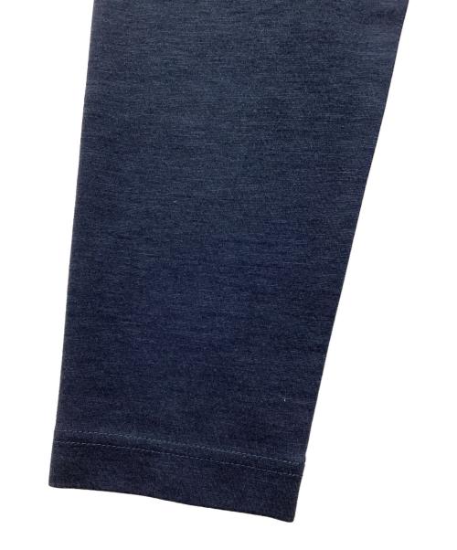 N.HOOLYWOOD（エヌ ハリウッド）N.HOOLYWOOD (エヌ ハリウッド) MOCK NECK LONG SLEEVE SHIRT グレー×ブルー サイズ:SIZE 38の古着・服飾アイテム