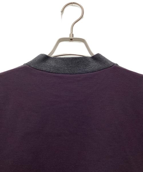 N.HOOLYWOOD（エヌ ハリウッド）N.HOOLYWOOD (エヌ ハリウッド) MOCK NECK LONG SLEEVE SHIRT グレー×ブルー サイズ:SIZE 38の古着・服飾アイテム