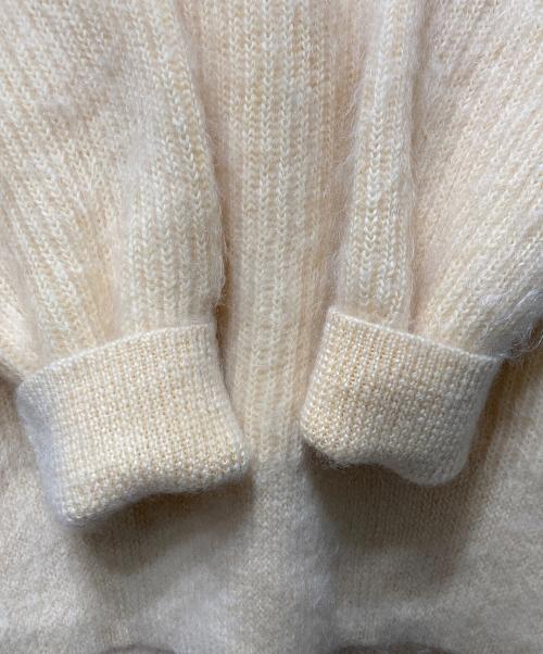 HYKE（ハイク）HYKE (ハイク) モヘヤクルーネックニット イエロー サイズ:2の古着・服飾アイテム