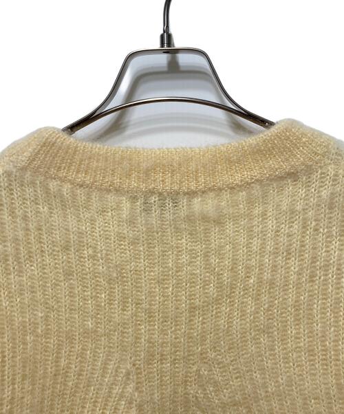 HYKE（ハイク）HYKE (ハイク) モヘヤクルーネックニット イエロー サイズ:2の古着・服飾アイテム