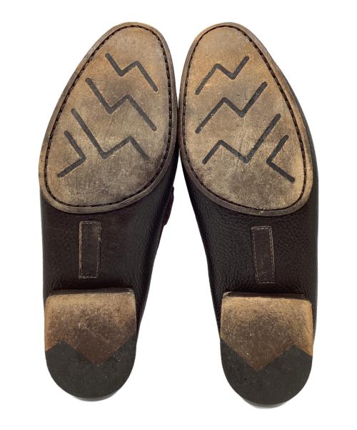 ERMENEGILDO ZEGNA（エルメネジルド・ゼニア）ERMENEGILDO ZEGNA (エルメネジルド・ゼニア) ローファー ダークブラウン サイズ:7　1/2の古着・服飾アイテム