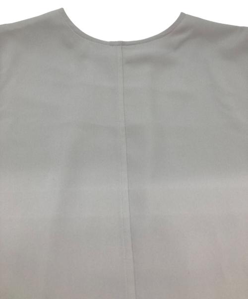 SOEJU（ソージュ）SOEJU (ソージュ) サテンAラインチュニックブラウス グレー サイズ:FREEの古着・服飾アイテム