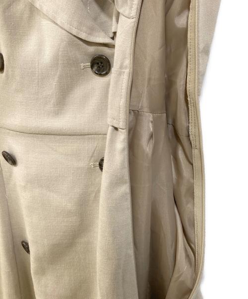 JUSGLITTY（ジャスグリッティー）JUSGLITTY (ジャスグリッティー) ゆるトレンチワンピース ベージュ サイズ:SIZE 2の古着・服飾アイテム