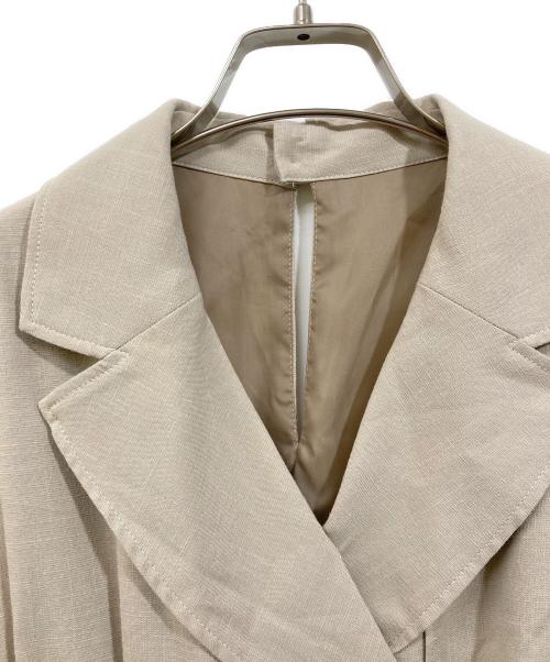 JUSGLITTY（ジャスグリッティー）JUSGLITTY (ジャスグリッティー) ゆるトレンチワンピース ベージュ サイズ:SIZE 2の古着・服飾アイテム