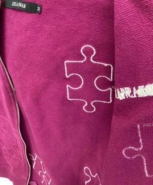 ideaswam（イデアスワム）IDEASWAM (イデアスワム) パズル パーカー パープル サイズ:Mの古着・服飾アイテム