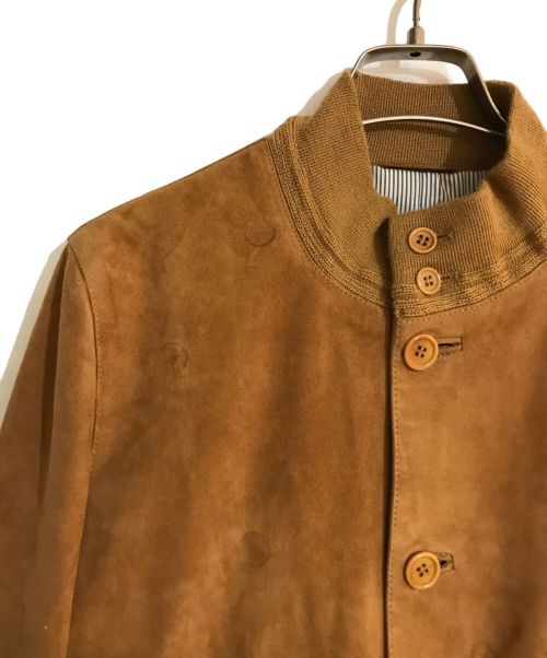 Cinquanta（チンクワンタ）CINQUANTA (チンクアンタ) スエードドライビングブルゾン ブラウン サイズ:46の古着・服飾アイテム