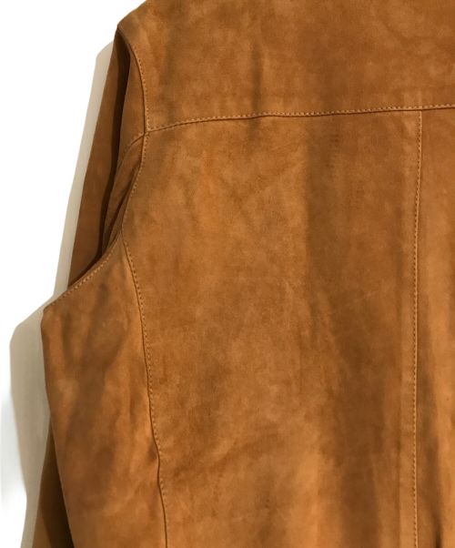 Cinquanta（チンクワンタ）CINQUANTA (チンクアンタ) スエードドライビングブルゾン ブラウン サイズ:46の古着・服飾アイテム