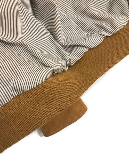 Cinquanta（チンクワンタ）CINQUANTA (チンクアンタ) スエードドライビングブルゾン ブラウン サイズ:46の古着・服飾アイテム