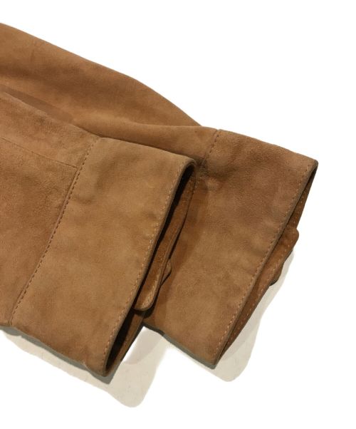 Cinquanta（チンクワンタ）CINQUANTA (チンクアンタ) スエードドライビングブルゾン ブラウン サイズ:46の古着・服飾アイテム