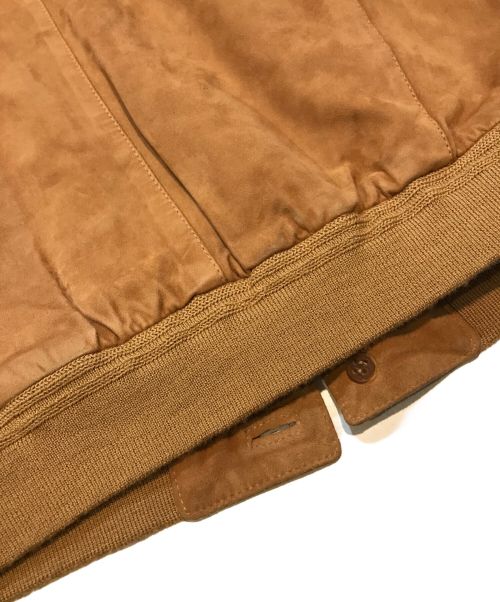 Cinquanta（チンクワンタ）CINQUANTA (チンクアンタ) スエードドライビングブルゾン ブラウン サイズ:46の古着・服飾アイテム