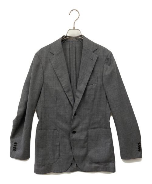 BEAMS F（ビームスエフ）BEAMS F (ビームスエフ) ホップサックジャケット グレー サイズ:46の古着・服飾アイテム