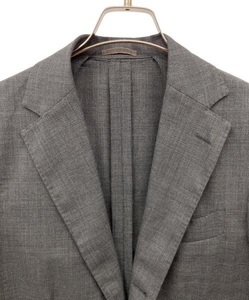 BEAMS F（ビームスエフ）BEAMS F (ビームスエフ) ホップサックジャケット グレー サイズ:46の古着・服飾アイテム