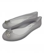 Vivienne Westwood ANGLOMANIA×melissaヴィヴィアンウエストウッドアングロマニア×メリッサ）の古着「バレエシューズ」｜グレー