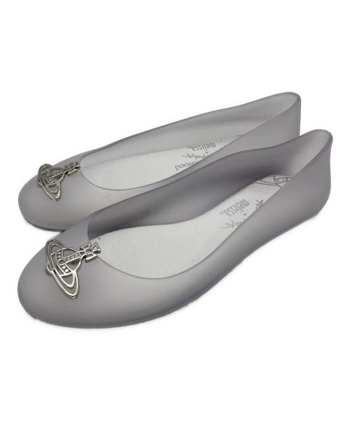Vivienne Westwood ANGLOMANIA（ヴィヴィアンウエストウッドアングロマニア）Vivienne Westwood ANGLOMANIA (ヴィヴィアンウエストウッドアングロマニア) melissa (メリッサ) バレエシューズ グレー サイズ:JPN24の古着・服飾アイテム