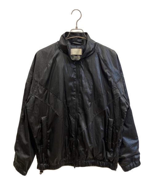 YOKE（ヨーク）YOKE (ヨーク) LEATHER LIKE POLYESTER PADDED BLOUSON ブラック サイズ:2の古着・服飾アイテム