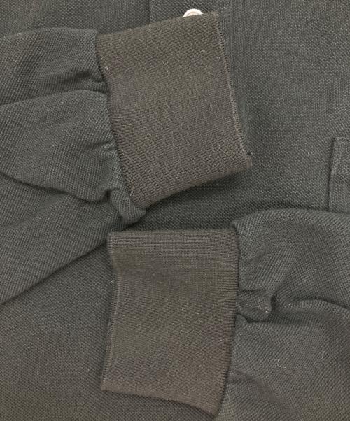 uniform experiment（ユニフォームエクスペリメント）uniform experiment (ユニフォームエクスペリメント) L/S POCKET BAGGY POLO ブラック サイズ:1の古着・服飾アイテム