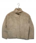 TODAYFULトゥデイフル）の古着「Standcollar Boa Jacket」｜ベージュ