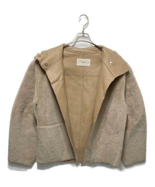 TODAYFUL（トゥデイフル）TODAYFUL (トゥデイフル) Standcollar Boa Jacket ベージュ サイズ:36の古着・服飾アイテム