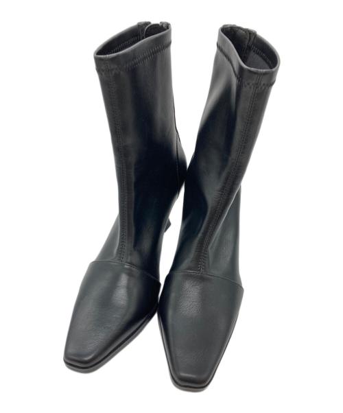 Sea Room lynn（シールームリン）Sea Room Lynn (シールームリン) Stretch eco leather ブーツ ブラック サイズ:S(22.5～23)の古着・服飾アイテム
