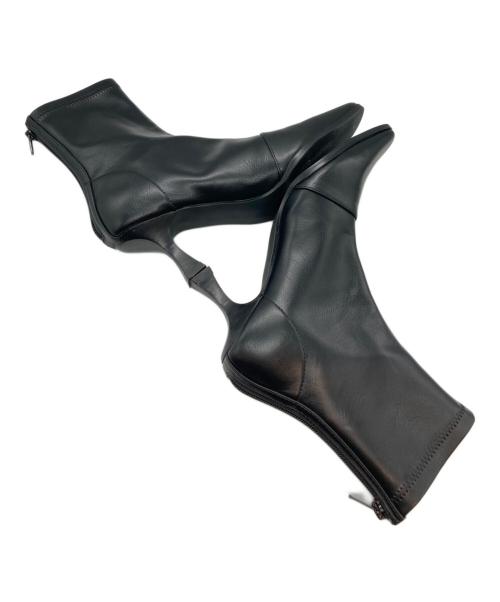 Sea Room lynn（シールームリン）Sea Room Lynn (シールームリン) Stretch eco leather ブーツ ブラック サイズ:S(22.5～23)の古着・服飾アイテム