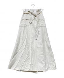 ebure（エブール）の古着「ラップスカート」｜アイボリー
