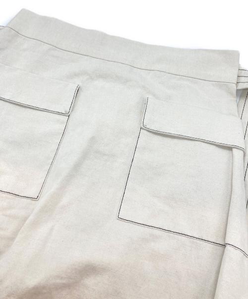 ebure（エブール）ebure (エブール) ラップスカート アイボリー サイズ:38の古着・服飾アイテム