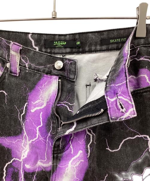 JADED（ジェイデッド）JADED (ジェイデッド) Lightning Skate Jeans パープル サイズ:W30の古着・服飾アイテム