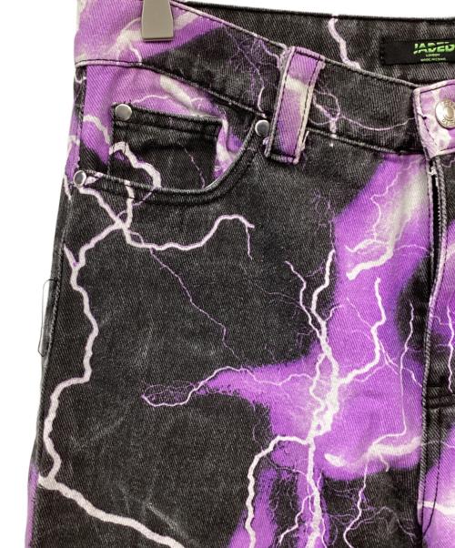 JADED（ジェイデッド）JADED (ジェイデッド) Lightning Skate Jeans パープル サイズ:W30の古着・服飾アイテム