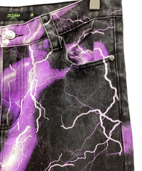 JADED（ジェイデッド）JADED (ジェイデッド) Lightning Skate Jeans パープル サイズ:W30の古着・服飾アイテム