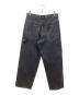 Maison Margiela (メゾンマルジェラ) ユーズド加工オーバーサイズペインターデニム ブラック サイズ:71cm (W28)：48000円