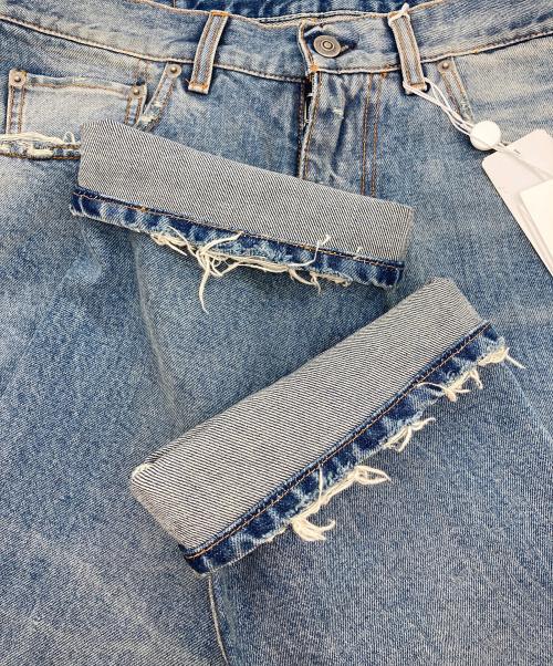 Maison Margiela（メゾンマルジェラ）Maison Margiela (メゾンマルジェラ) ライトウォッシュストレートレッグデニムパンツ インディゴ サイズ:25 未使用品の古着・服飾アイテム