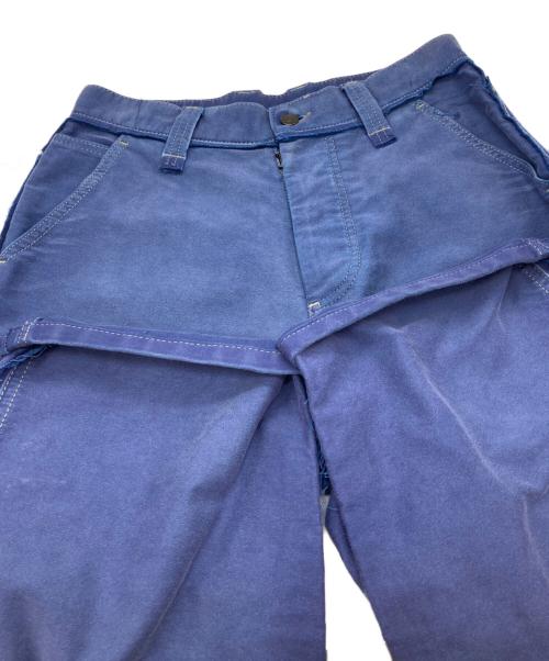 Maison Margiela（メゾンマルジェラ）Maison Margiela (メゾンマルジェラ) インサイドアウトモールスキンパンツ ブルー サイズ:71（W28）の古着・服飾アイテム