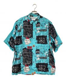 WACKO MARIA×Jean-Michel Basquiat（ワコマリア×ジャン ミシェル バスキア）の古着「HAWAIIAN SHIRT」｜ブルー