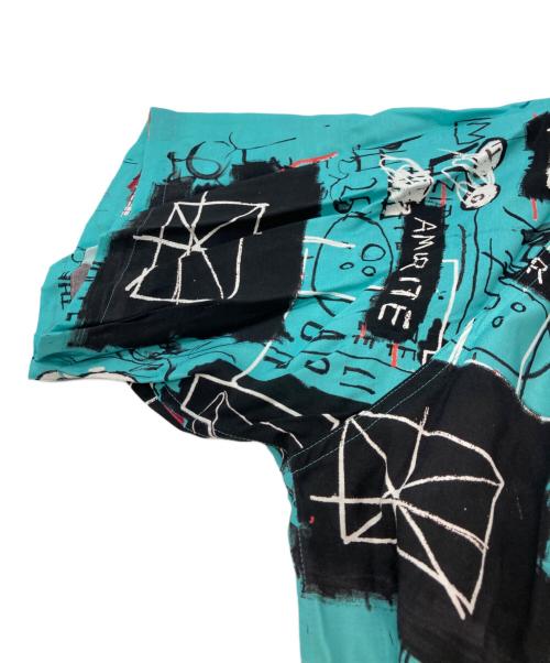 WACKO MARIA（ワコマリア）WACKO MARIA (ワコマリア) Jean-Michel Basquiat (ジャン ミシェル バスキア) HAWAIIAN SHIRT ブルー サイズ:Lの古着・服飾アイテム