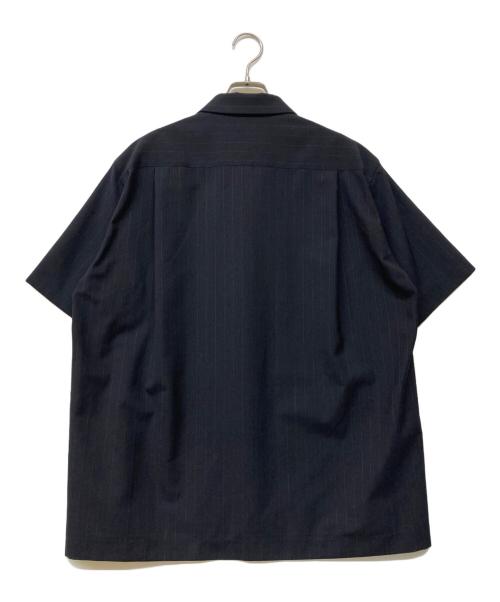 sacai（サカイ）sacai (サカイ) 24SS Chalk Stripe Shirt ブラック サイズ:2の古着・服飾アイテム