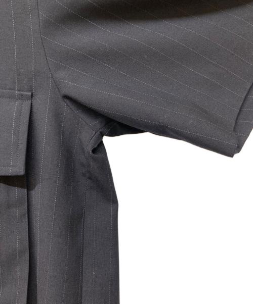 sacai（サカイ）sacai (サカイ) 24SS Chalk Stripe Shirt ブラック サイズ:2の古着・服飾アイテム