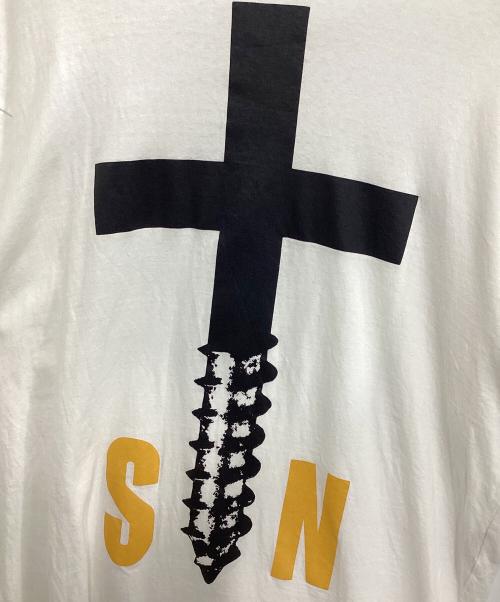 UNDERCOVER（アンダーカバー）UNDERCOVER (アンダーカバー) BIG TEE CROSS SCREW ホワイト サイズ:2の古着・服飾アイテム
