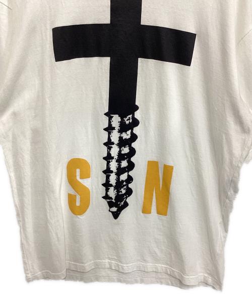 UNDERCOVER（アンダーカバー）UNDERCOVER (アンダーカバー) BIG TEE CROSS SCREW ホワイト サイズ:2の古着・服飾アイテム