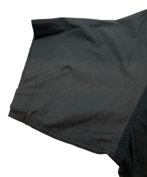 UNDERCOVER（アンダーカバー）UNDERCOVER (アンダーカバー) カットソーmix半袖シャツ ブラック サイズ:3の古着・服飾アイテム