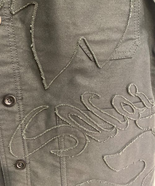 sacai（サカイ）sacai (サカイ) 24SS Moleskin Embroidered Patch Jacket ブラック サイズ:1の古着・服飾アイテム
